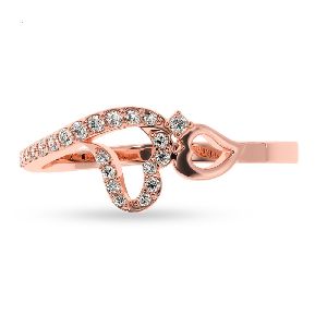 Heart Shape Diamond Ring for Girl
