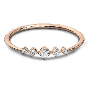 Women\'s Ring Studded with Natural Diamond Ring