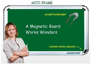 Magnetic Green Chalk Board Aste Frame