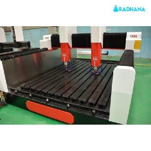 Double Spindle CNC Stone Router
