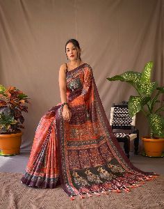 Kalamkari Print Sarees