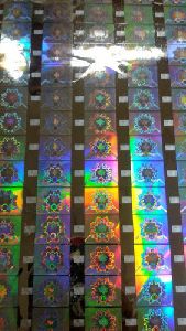 Registered Hot-stamping foil Holograms