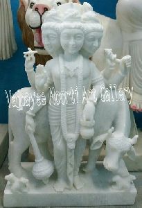 Dattatreya Marble God Statue