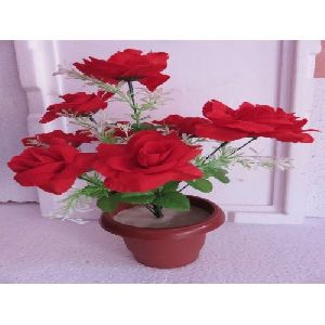 Red Rose Flower Bunch