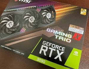 New MSI GeForce RTX 3090 GAMING X TRIO 24GB GDDR6X Graphics Card GPU1
