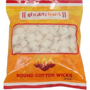 round cotton wicks