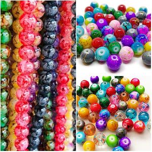 Printed Glass Beads