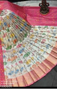 Designer Banarasi Tissue Silk Saree