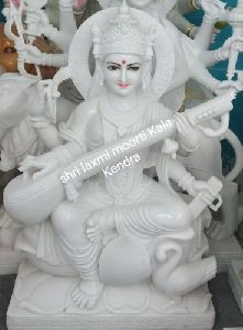 Marble Maa Saraswati Statue