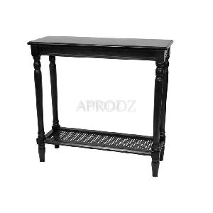 Rectangular Console Table with Cane Work