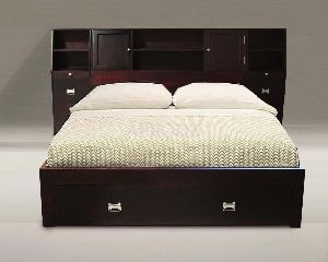 Sheesham Wood Bed with Storage