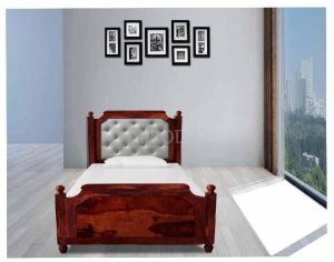 Solid Wood(Sheesham) Single Size Bed