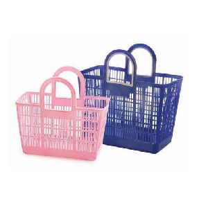Plastic Handle Basket