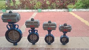 ACTUATED DIFFERENT BUTTERFLY VALVE