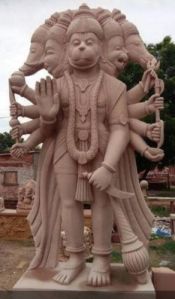 51 Inch Marble Hanuman Ji Statue, Packaging Type : Cardboard Box