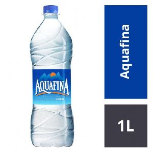 Aquafina Purified Bottled Drinking Water, 1 Liter Bottle x 6