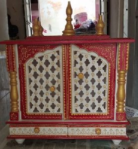 Red Gold Wooden Temple