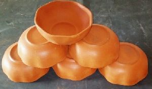 Clay Flower Bowl