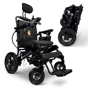 MAJESTIC 2022 New Remote Controlled Electric Wheelchair With Recline,  Foldable Mobility Aid.