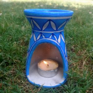 Blue Pottery Diffseur /T-Light Candle DTLC-006