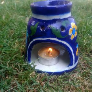 Blue Pottery Diffseur /T-Light CandleDTLC-004