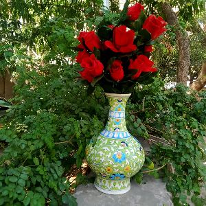Blue Pottery Flower Vase Surai