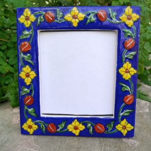 Blue Pottery Photo Frame BPPF-009