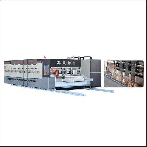 Automatic Printer Slotter Die Cutter with Lead Edge Feeder