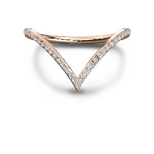 Certified Gold Diamond Ring for Ladie\'s