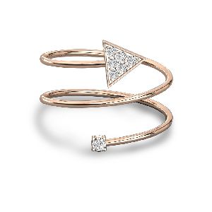 Gold Diamond Ring for Women's