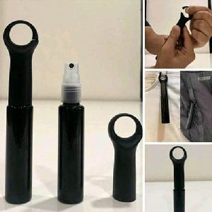 Black Bottle Hook Sanitizer Spray