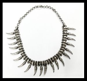 Oxidised Silver Beautiful Exclusive Neck Piece