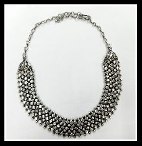 Oxidised Silver Exclusive Neck Piece