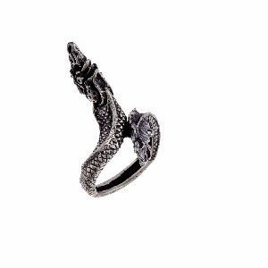 Oxidised Silver Handmade Ring