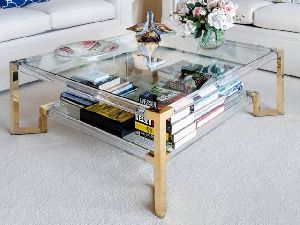 Glass Rectangular Coffee Table