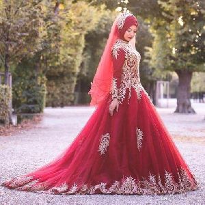 Chiffon Muslim Wedding Dresses
