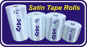 Satin tape rolls