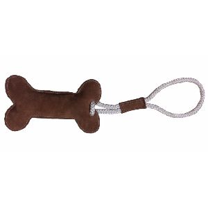 Leather Bone Dog Chew Toys