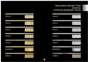 20x600mm Vitrosa Border Tiles