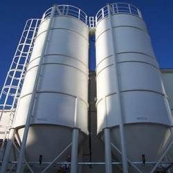 Stainless Steel Micro Silica Silo, Capacity : 100 Ton