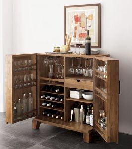 Wooden Bar Cabinet