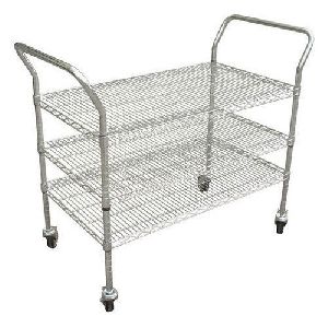 ESD Safe Stainless Steel Trolley