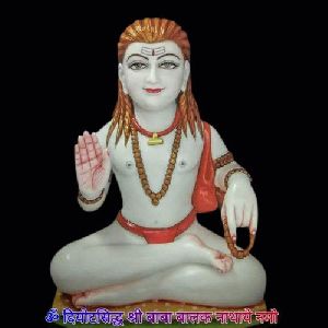 2.6 Feet Marble Gorakhnath Statue, Packaging Type : Carton Box