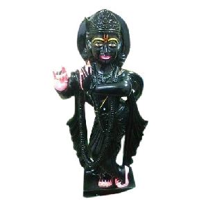 Black Marble Lord Krishna Statue