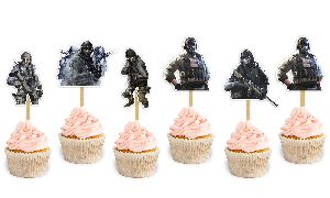 Call of Duty Cup Cake Topper