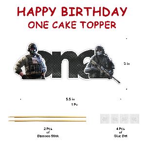 Call of Duty one Cake Topper