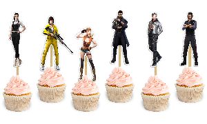 Free Fire  Cup Cake Topper