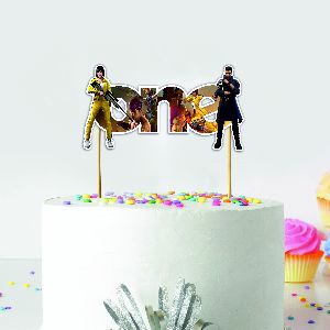 Free Fire one Cake Topper