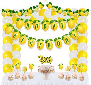 Lemon Birthday Decoration