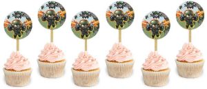 Mini militia doodle army Cup Cake Topper